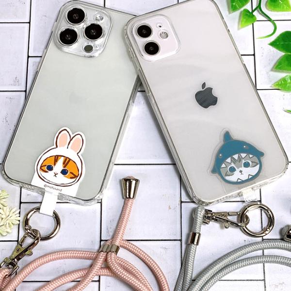 mofusand モフサンド マルチリング プラス スマホ リング ストラップ ショルダー サメにゃ...