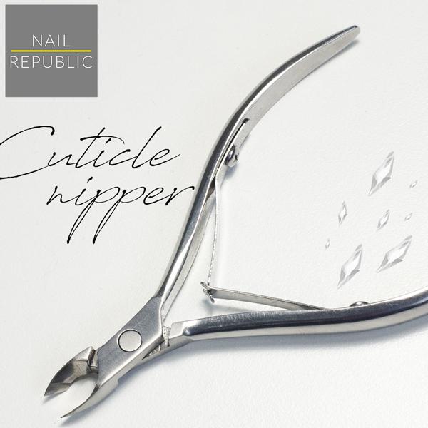 NAIL REPUBLIC キューティクルニッパー シルバー ネイルリパブリック ネイルケア 甘皮処...