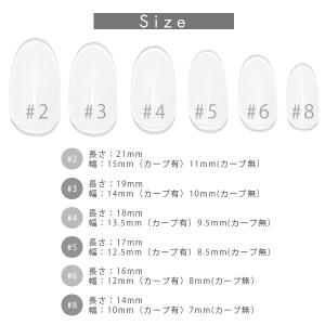 ネイルチップ サンプル用チップ 50枚入り ク...の詳細画像2