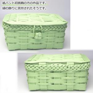 蓋付きバスケット 小さいかご 手作りキット 簡...の詳細画像3