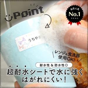 防水お名前シール 透明タイプ クリアシール 名...の詳細画像1
