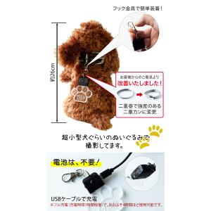光る お散歩ライト LED ペットタグ ペット...の詳細画像4
