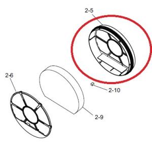 シャープ 加湿空気清浄機用 加湿フィルター枠A 2801380018
