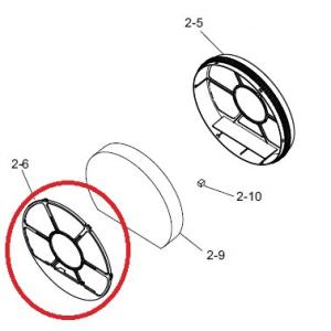 シャープ 加湿空気清浄機用 加湿フィルター押さえ 2802140092