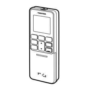 TOSHIBA（東芝） 43066057 エアコン用リモコン WH-TA03EJ : ないとー