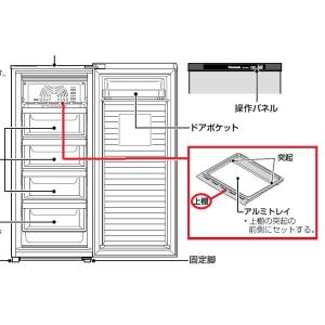 パナソニック 冷凍庫用上棚 ARAHTDD05130｜naitodenki