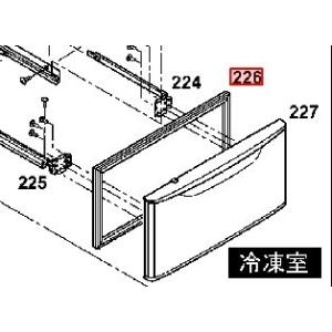 パナソニック 冷蔵庫用冷凍室ドアパッキン CNRAD-359720｜ないとーでんきYahoo!店