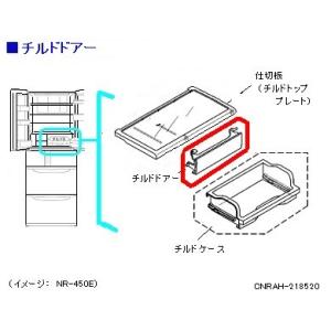 CNRAH-218520 パナソニック 冷蔵庫用チルドドア｜naitodenki