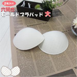 穴あきタイプ 【1組2枚入】ブラパッド のみ 大きいサイズ マタニティ パッド インナー カップ 3L 4L 5L 6L パット 洗い替え ソフト 薄型 盛れる 入れ替え