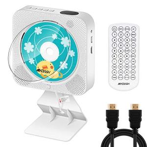 Mydash cdプレーヤー dvdプレーヤー置き＆壁掛け式 Bluetooth