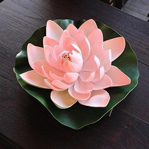 ロータスの造花L 蓮の花 睡蓮 ピンク 27cm