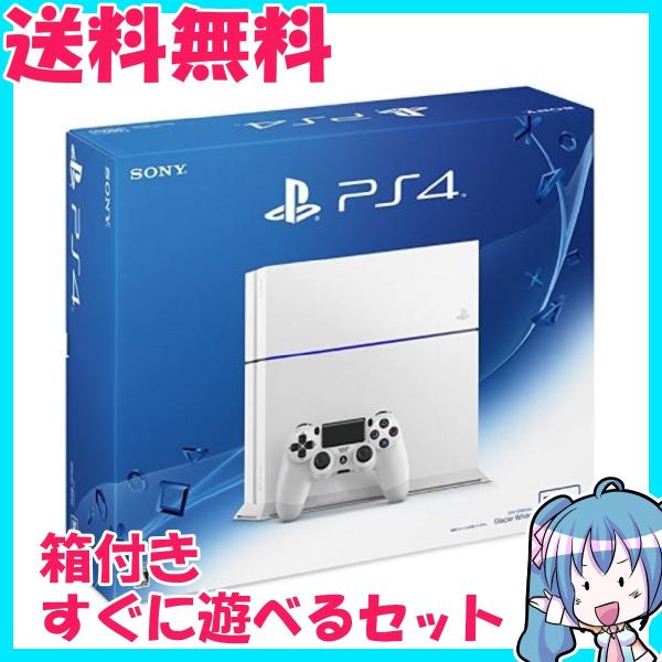 PlayStation 4 グレイシャー・ホワイト 500GB CUH-1200AB02 プレステ４...