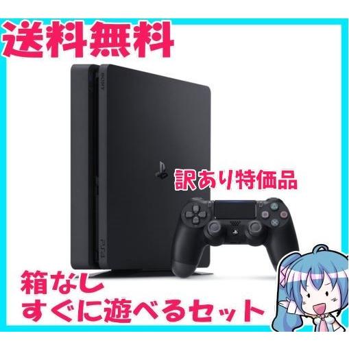 訳あり　PlayStation 4 ジェット・ブラック 500GB　CUH-2000AB01　プレイ...