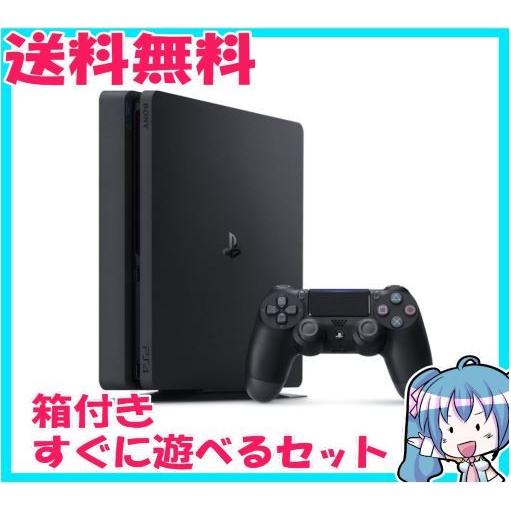 PlayStation 4 ジェット・ブラック 500GB　CUH-2000AB01　箱付き　 プレ...