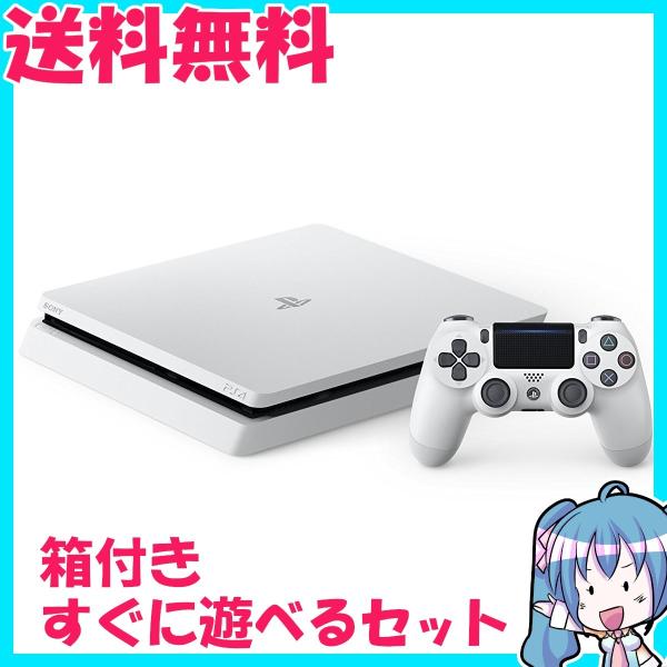 PlayStation 4 グレイシャー・ホワイト 1TB CUH-2100BB02　プレイステーシ...