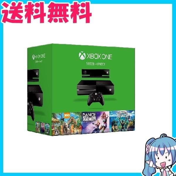 Xbox One 500GB + Kinect 6QZ-00081 箱付き　付属品完備　すぐに遊べる...