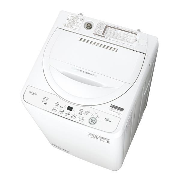 SHARP 全自動洗濯機 ES-GE5H-W