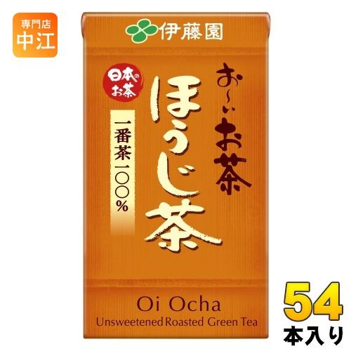 伊藤園 お〜いお茶 ほうじ茶 125ml 紙パック 54本 (18本入×3 まとめ買い) 焙じ茶 お...