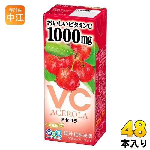 エルビー おいしいビタミンC アセロラ 200ml 紙パック 48本 (24本入×2 まとめ買い)