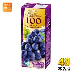 エルビー フルーツセレクション アップル100 200ml 紙パック 48本 (24