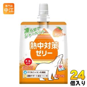 赤穂化成 熱中対策ゼリー マンゴー味 150g パウチ 24個入 熱中症対策 塩分補給 水分補給 冷凍可能｜nakae-web