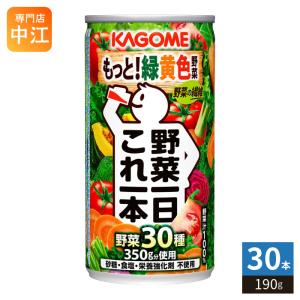 野菜一日これ一本 カゴメ 190g 缶 60本 (30本入×2 まとめ買い) 野菜