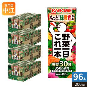 野菜一日これ一本 カゴメ 200ml 紙パック 48本 (24本入×2 まとめ買い