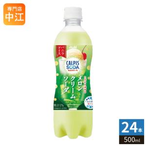 カルピスソーダ 国産メロンのクリームソーダ ( 500ml×24本入