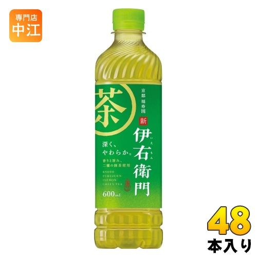 サントリー 緑茶 伊右衛門 600ml ペットボトル 48本 (24本入×2 まとめ買い) お茶飲料...