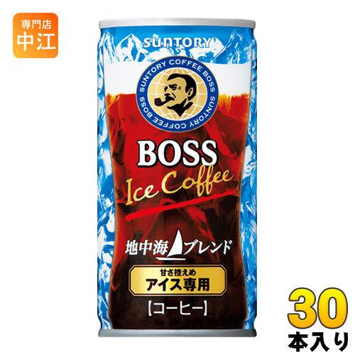 サントリー BOSS ボス 地中海ブレンド 185g 缶 30本入 缶コーヒー 珈琲 アイスコーヒー