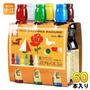 ハタ鉱泉 クレパス風ラムネ(6本パック) 250mlペットボトル×30(6×5)本入