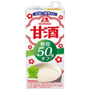 森永製菓 甘酒 糖質 50%オフ 1000ml...の詳細画像1