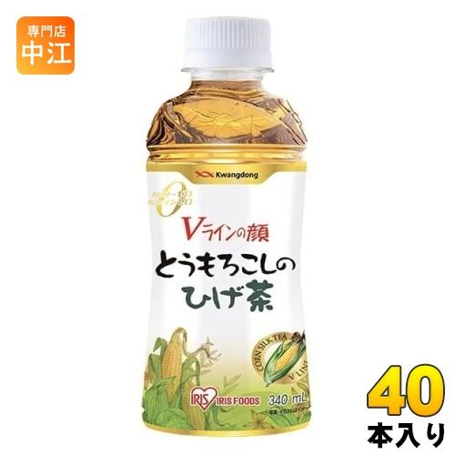 アイリスオーヤマ とうもろこしのひげ茶 340ml ペットボトル 40本 (20本入×2 まとめ買い...