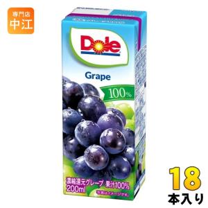 雪印メグミルク Doleアップル100% 200ml 紙パック 18本入 りんご