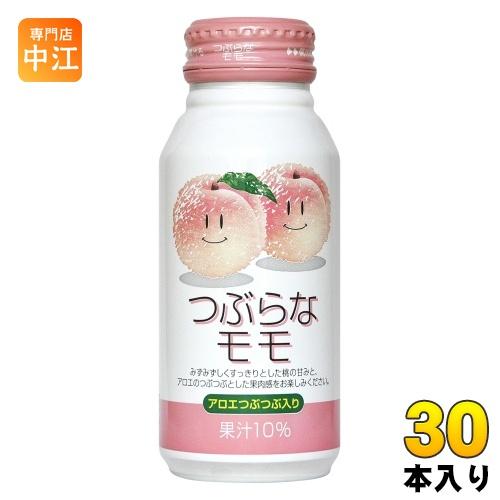 JAフーズおおいた つぶらなモモ 190g ボトル缶 30本入 果汁飲料 桃 粒入り