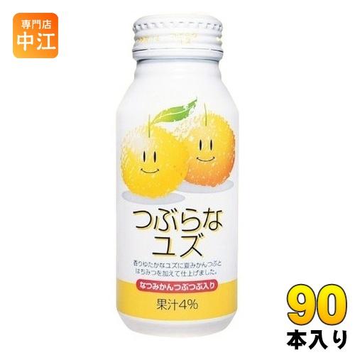 JAフーズおおいた つぶらなユズ 190g ボトル缶 90本 (30本入×3 まとめ買い) 果汁飲料...
