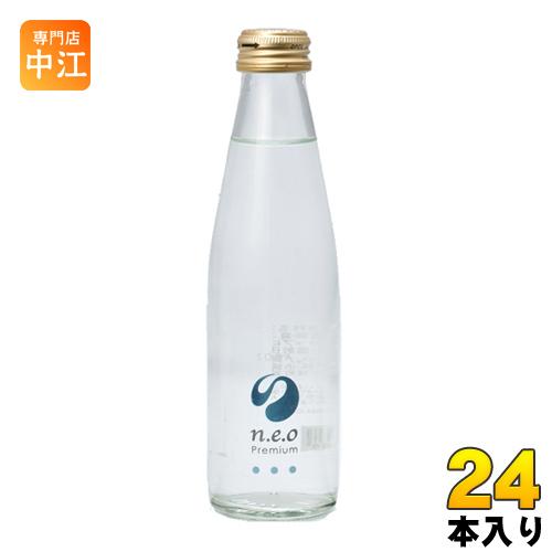 友桝飲料 n.e.o（ネオ）プレミアムソーダ 200ml 瓶 24本入