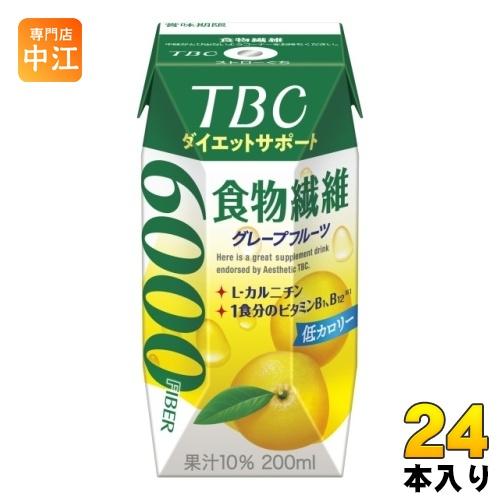 森永乳業 TBC ダイエットサポート 食物繊維 グレープフルーツ 200ml 紙パック 24本入