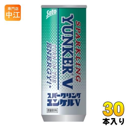 佐藤製薬 ユンケル スパークリング ユンケルV 250ml 缶 30本入 エナジードリンク 強炭酸