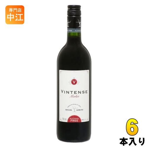 湘南貿易 ヴィンテンス メルロー (赤) 750ml 瓶 6本入 ノンアルコールドリンク ノンアルコ...