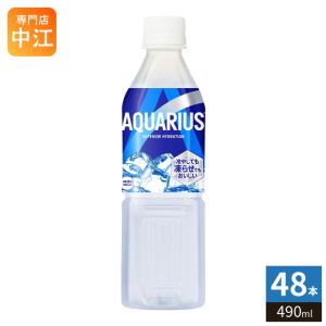 コカ・コーラ アクエリアス 冷凍 490ml ペットボトル 48本 (24本入×2 まとめ買い) スポーツドリンク 夏季限定 冷凍可能