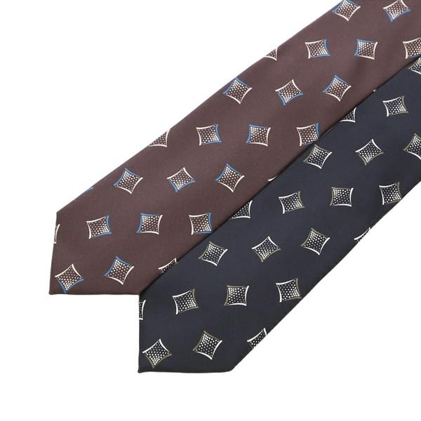 NAKAGAWA1948 ナカガワ シルク プリントタイ ◇小紋 33A1