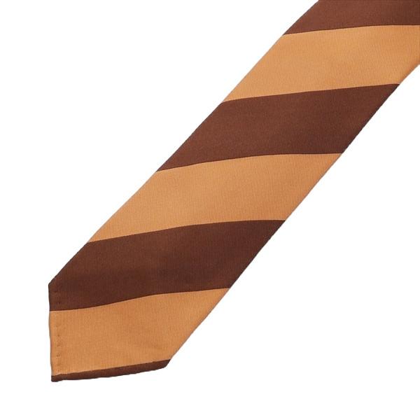 NAKAGAWA1948 ナカガワ シルク レジメンタル段落ちストライプスフォデラートタイ 34A0...