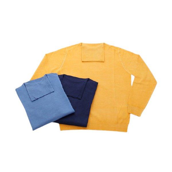 【SALE40】FEDELI フェデーリ [秋冬] ガーメントダイ ハイゲージ タートルネック ニッ...