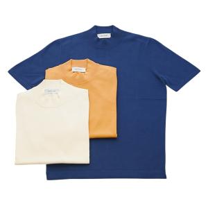 【春夏】グランサッソ　半袖　ニットT 48M〜L Gran Sasso（グランサッソ） 半袖ニット 57188 18163 メンズ クルー