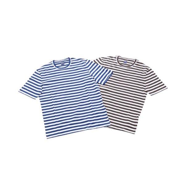 FEDELI フェデーリ ボーダーTシャツ クルーネック スーピマコットン GARY MM