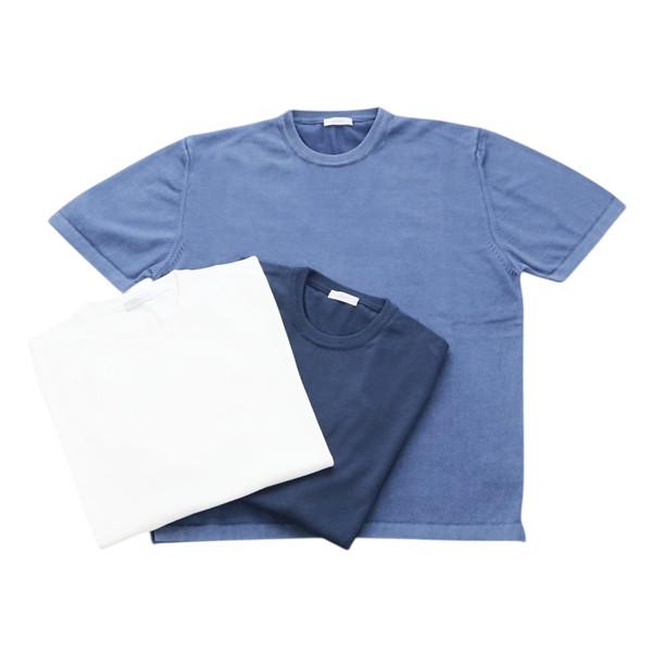 nomiamo ノミアモ [春夏] 12G コットン クルーネック ニット 半袖 12ゲージ GIR...