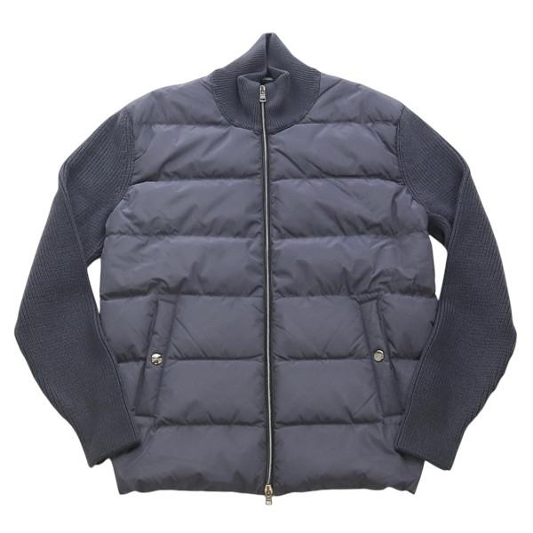 HERNO ヘルノ [秋冬] ハイブリッド ブルゾン ローゲージニット ダウン MP000126U