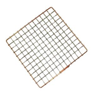 ステンレス製 焼き網 直径約26cm 5枚セット 日本製 高級 焼き網 約18cm×18cm 18-8ステンレス製 スポット仕上げ