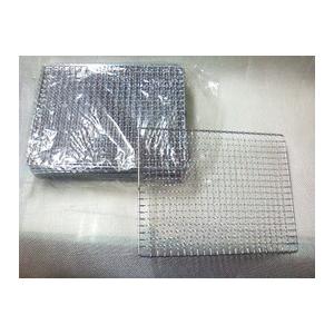 日本製 高級 焼き網 約21cm×27cm 18-8ステンレス製 巻付け仕上げ